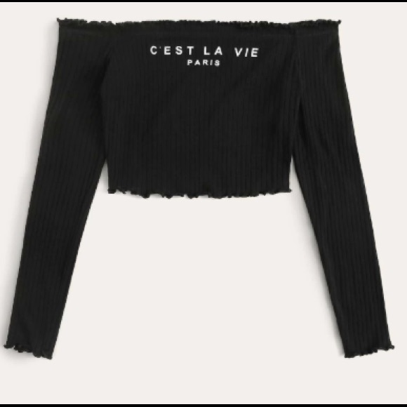 c’est la vie Paris Crop top - Picture 2 of 4